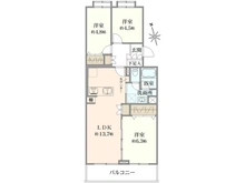 【千葉県/市川市二俣】ファミール第五西船橋 間取り図