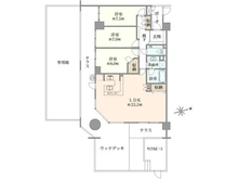 【千葉県/千葉市稲毛区園生町】ルネ・アイクレール 間取り図