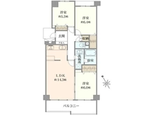 【千葉県/船橋市二子町】グランドメゾン西船橋 間取り図