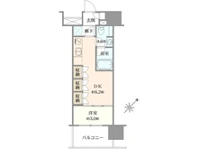【千葉県/松戸市本町】リビオレゾン松戸ステーションプレミア 間取り図