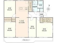 【千葉県/習志野市東習志野】ライオンズマンション習志野第2　 間取り図
