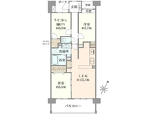 【千葉県/船橋市印内】コスモクラルテ西船橋 間取り図