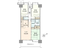 【千葉県/松戸市竹ケ花】ライオンズシティ松戸 間取り図