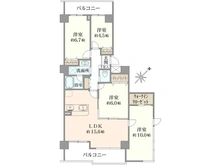 【千葉県/千葉市若葉区若松町】ツインエルシティ千葉弐番館 間取り図