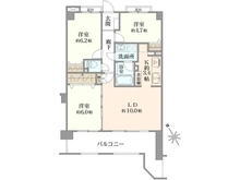 【千葉県/船橋市海神町南】クリオ西船橋弐番館 間取り図