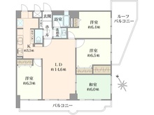 【千葉県/船橋市印内】バームハイツ西船橋 間取り図