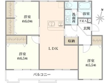 【千葉県/流山市富士見台】江戸川台小田急ハイツ 13号棟 間取り図