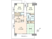【千葉県/千葉市花見川区幕張町】ライオンズマンション幕張シティ 間取り図
