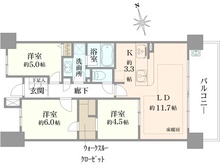 【千葉県/船橋市海神】パークホームズ船橋海神の丘 間取り図