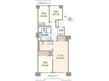 【千葉県/柏市根戸】ウインザーハイム北柏ガーデン 間取り図