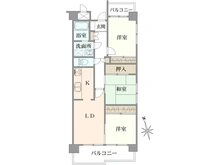 【千葉県/船橋市湊町】ペルル船橋 間取り図