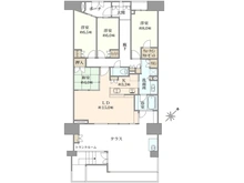 【千葉県/千葉市美浜区打瀬】幕張アクアテラス 間取り図