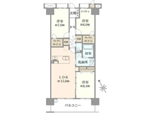 【千葉県/船橋市習志野台】ルイシャトレ船橋習志野台 間取り図