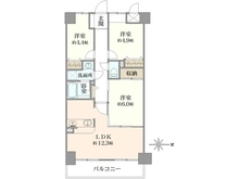 【千葉県/船橋市七林町】ライオンズガーデン習志野 間取り図
