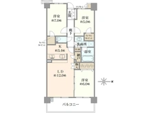 【千葉県/船橋市浜町】ワンダーベイシティSAZAN 間取り図