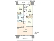 【千葉県/船橋市浜町】東京ベイスクエア　プリズム 間取り図