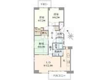 【千葉県/習志野市津田沼】グランドメゾン津田沼 間取り図