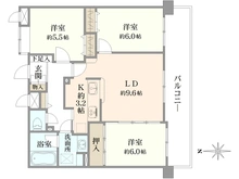 【千葉県/千葉市若葉区桜木北】ライオンズガーデン都賀 間取り図