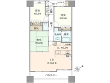 【千葉県/千葉市中央区問屋町】サンクレイドル千葉中央 間取り図