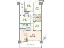 【千葉県/船橋市高根台】ヴィークステージ高根台 間取り図