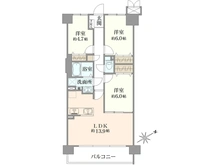 【千葉県/船橋市山野町】サンヴェール西船橋 間取り図