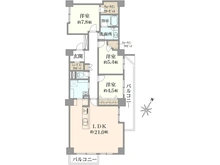 【千葉県/佐倉市ユーカリが丘】スカイプラザ・ユーカリが丘 ウエストタワー 間取り図