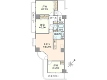 【埼玉県/越谷市赤山町】エシール越谷 間取り図