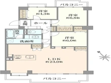 【千葉県/習志野市谷津】谷津パークタウン弐番街 33号棟 間取り図