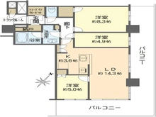 【東京都/江東区有明】ブリリア有明シティタワー 間取り図