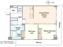 【東京都/江東区東陽】マンション東陽 間取り図