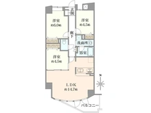 【東京都/墨田区東向島】ダイアパレス向島百花園 間取り図