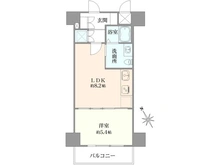 【東京都/中央区新川】ニューハイツ八丁堀 間取り図