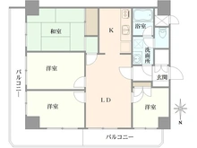 【東京都/板橋区熊野町】秀和大山レジデンス 間取り図