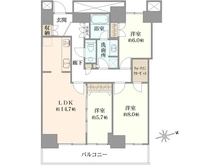 【東京都/江東区東雲】WコンフォートタワーズEAST 間取り図