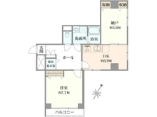 【東京都/墨田区緑】キャッスルマンション両国 間取り図