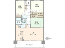 【東京都/江東区塩浜】クリオレジダンス東京 Dポート 間取り図
