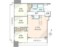 【東京都/江東区東陽】エコヴィレッジ木場 間取り図