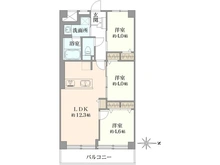 【東京都/江東区南砂】東陽町ガーデニア D棟 間取り図
