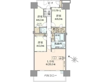 【東京都/江東区塩浜】ニュートンプレイス　サウスコート 間取り図