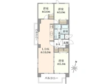 【東京都/江東区南砂】藤和東陽町コープ 間取り図