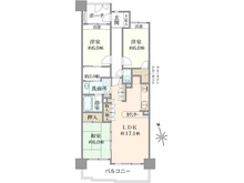 【東京都/江東区東砂】コスモ21ザ・ガーデンズフォート 間取り図