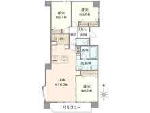 【千葉県/千葉市稲毛区稲毛】稲毛芙蓉ハイツ 間取り図