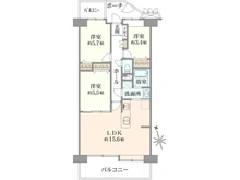 【東京都/江東区東砂】ツインシティ弐番館アルス東砂 間取り図