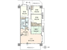 【東京都/江東区東砂】グランアジール東京アクアレジデンス 間取り図