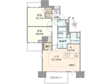 【東京都/港区芝】プラウド芝公園 間取り図