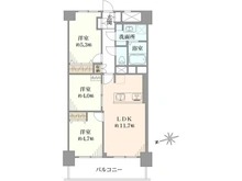 【東京都/江東区南砂】ウインザーハイム南砂 間取り図