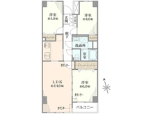 【東京都/江東区東砂】グリーンパーク東砂 間取り図
