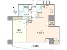 【東京都/港区西新橋】パークリュクス虎ノ門 間取り図