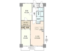 【東京都/墨田区立花】セザール錦糸町 間取り図