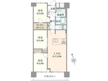 【東京都/江東区南砂】南砂町グリーンハイツ 2号棟 間取り図